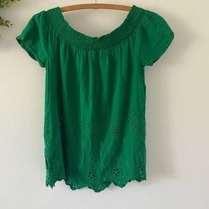 Green Old navy size M, short sleeve, Blouse